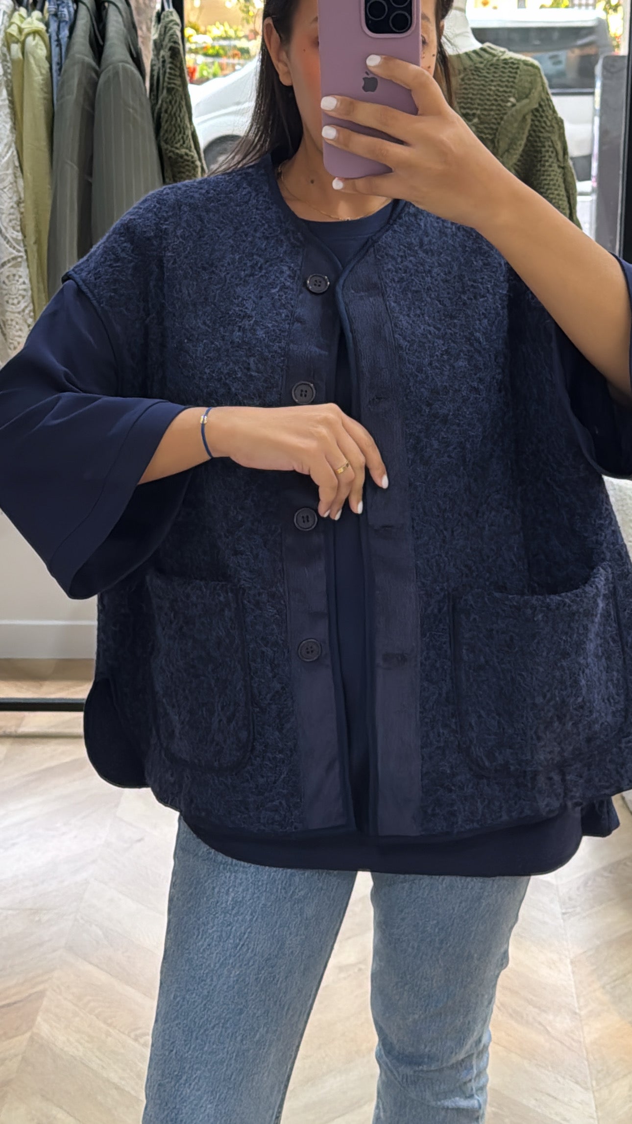 VESTE SANS MANCHES