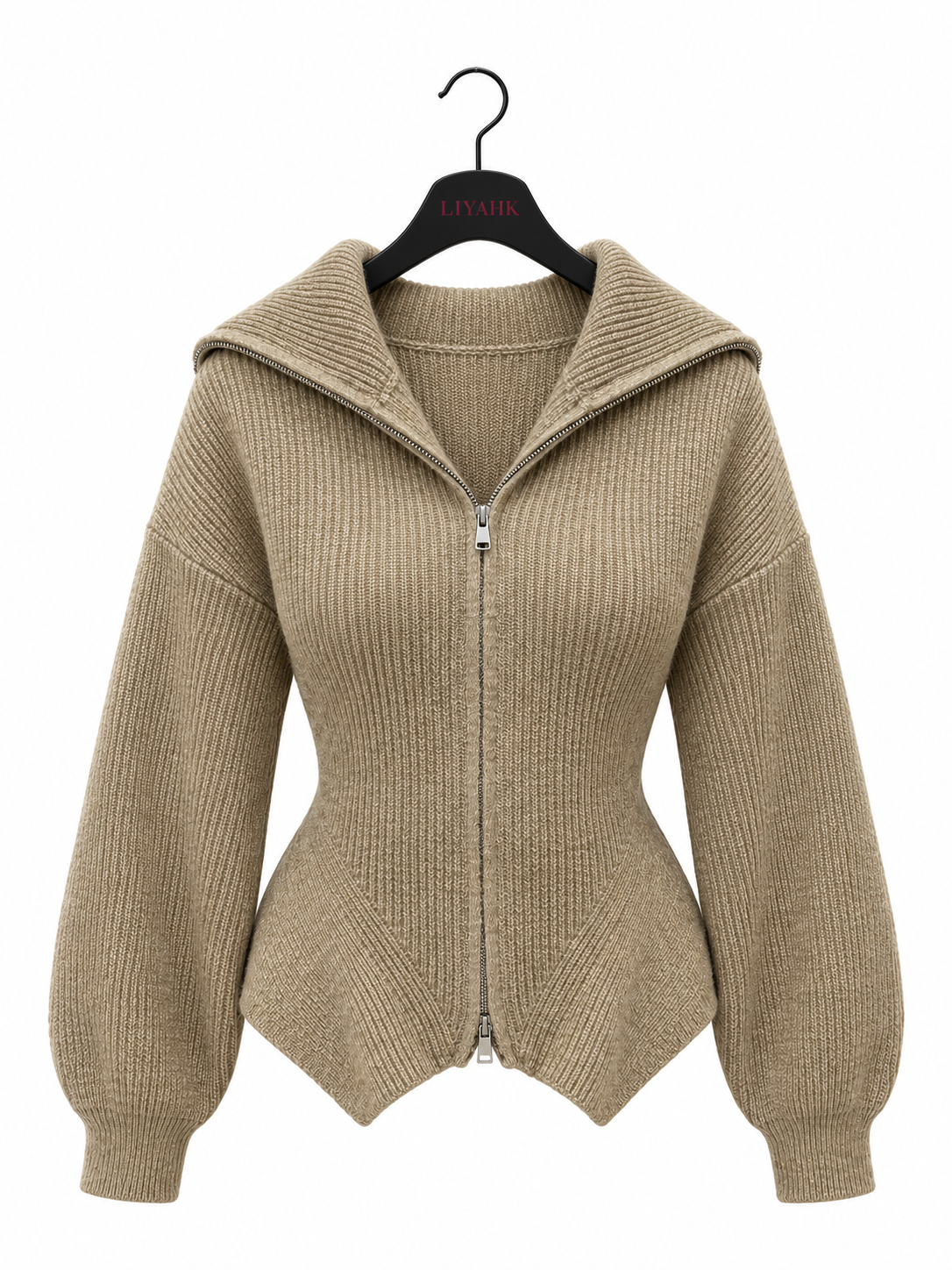 GILET MAILLE A ZIP