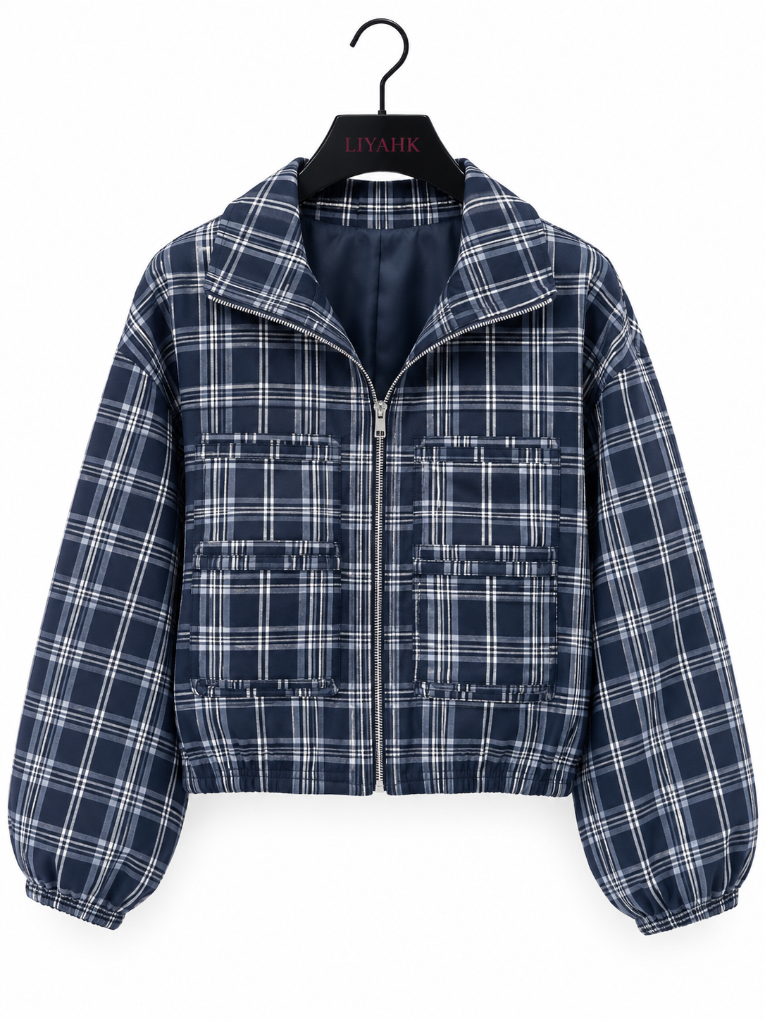 VESTE ZIP BLUE
