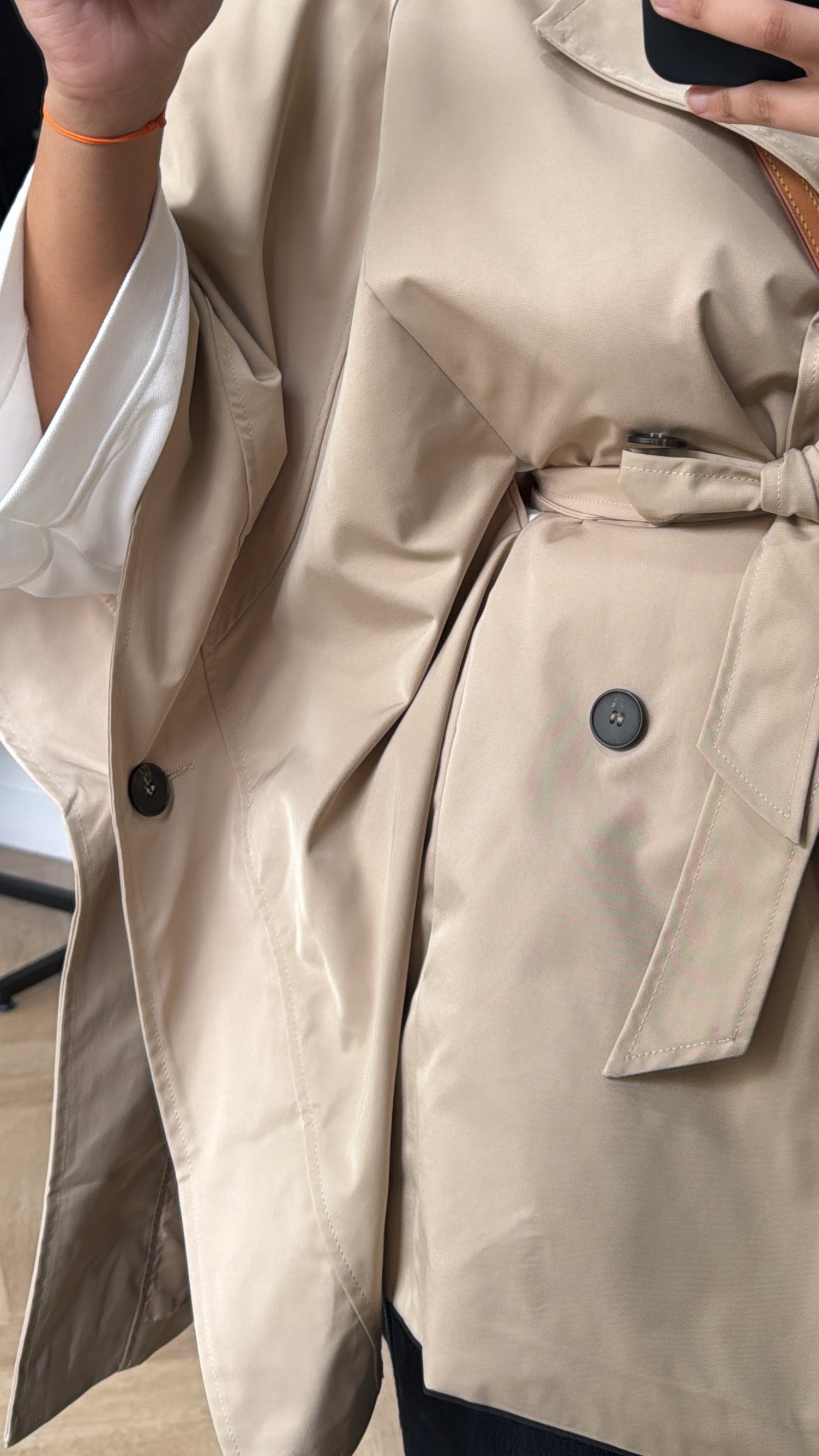 TRENCH MANCHES COURTES