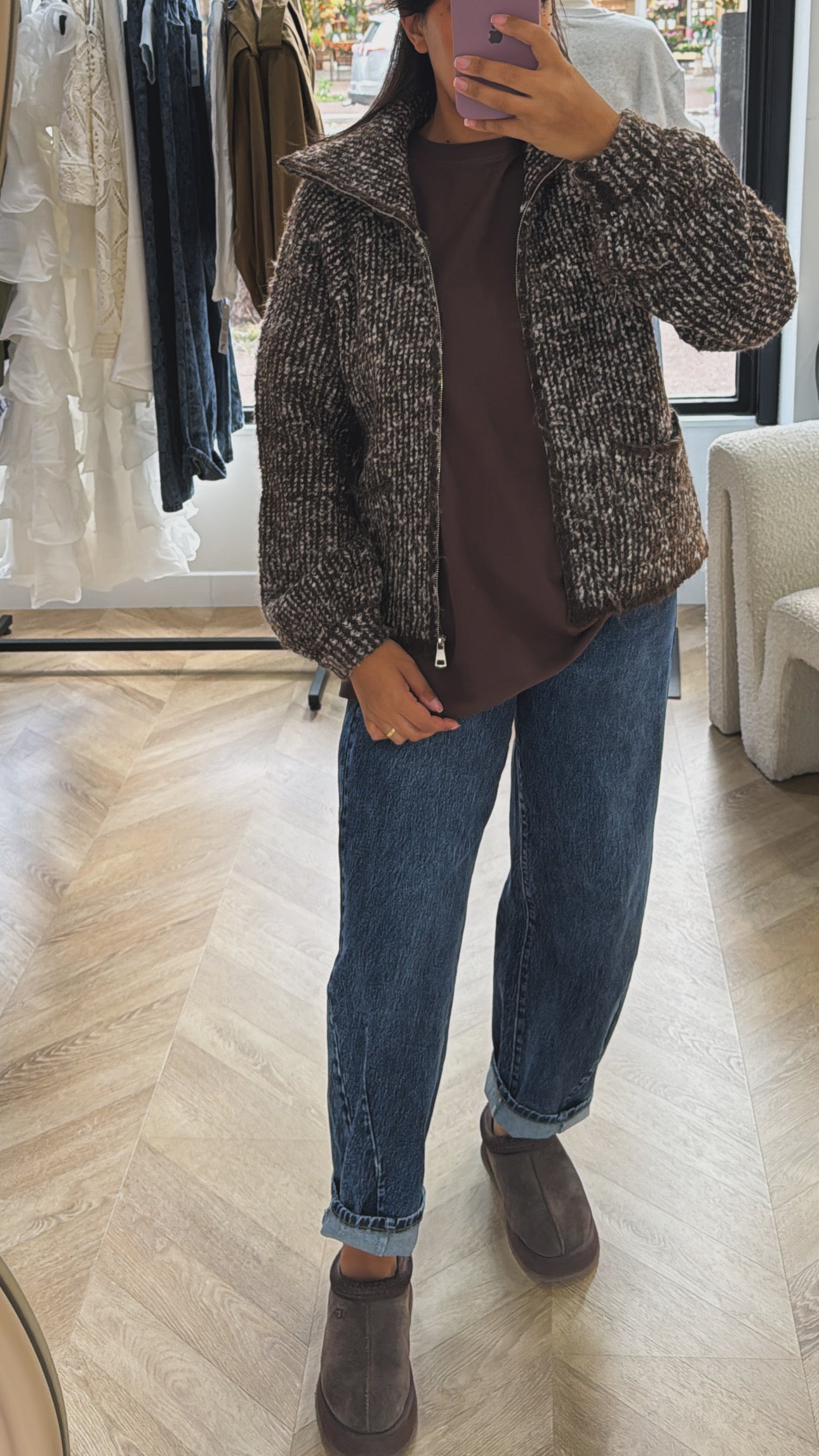 GILET ELODIE [MARRON]