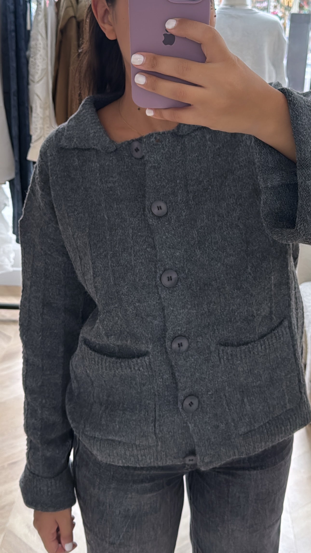 GILET GRIS