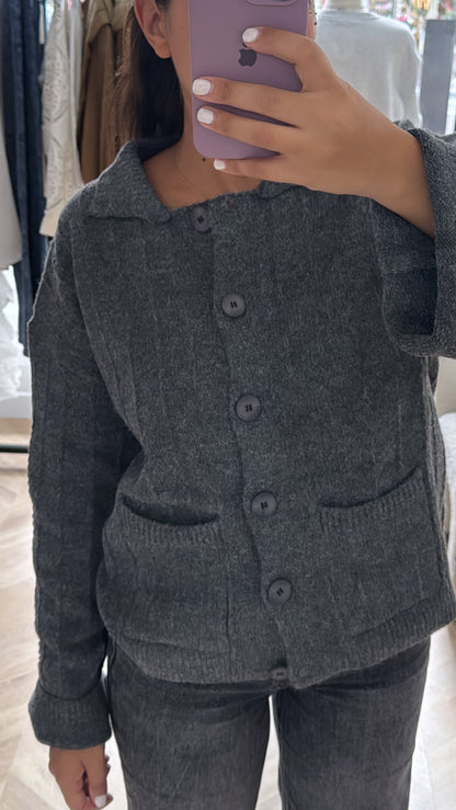 GILET GRIS