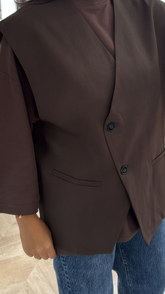 BLAZER MILA [MARRON]