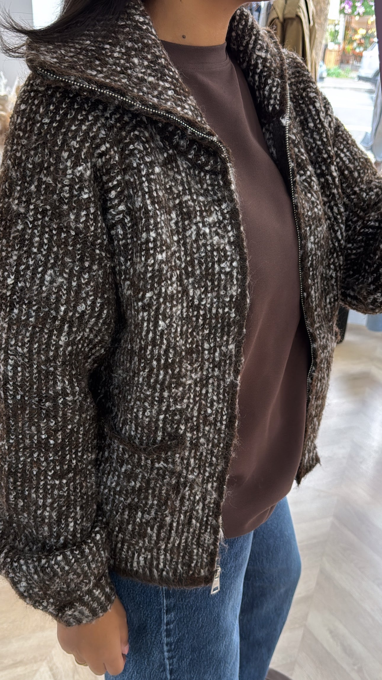 GILET ELODIE [MARRON]