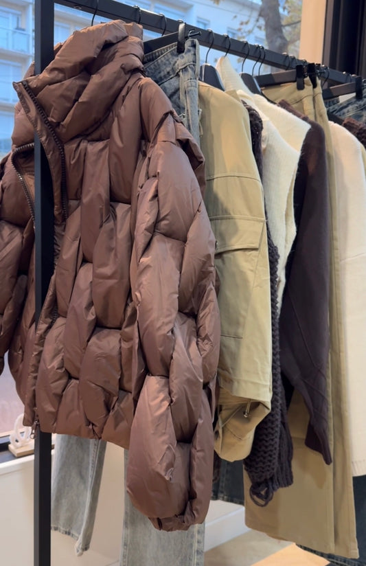 DOUDOUNE TRESSY MARRON