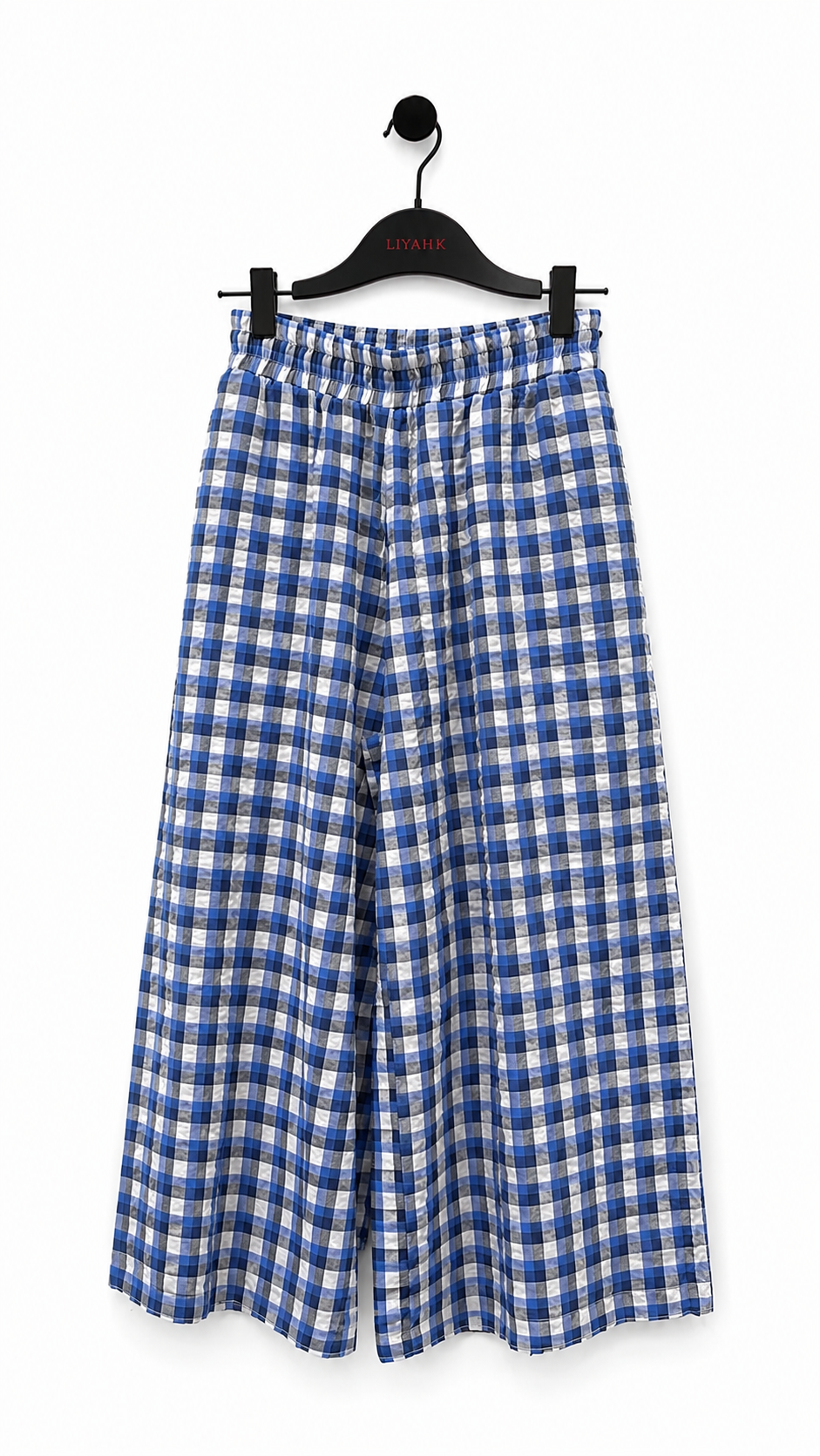 PANTALON VICHY AZUR
